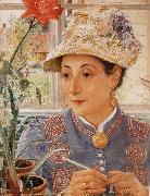 Ernst Josephson Portrait of Jeanette Rubenson china oil painting artist